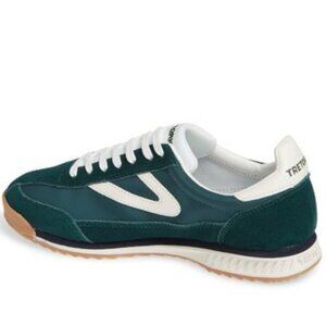 Tretorn Women's Rawlins 2.0 Leather Suede Sneakers in Green